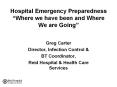 Hospital Emergency Preparedness  PowerPoint PPT Presentation