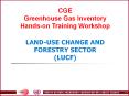 CGE Greenhouse Gas Inventory Hands-on Training Workshop  LAND-USE CHANGE AND FORESTRY SECTOR (LUCF) PowerPoint PPT Presentation