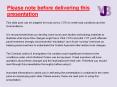 Please note before delivering this presentation PowerPoint PPT Presentation