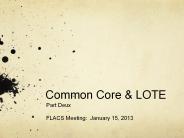 Common Core