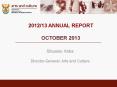 2012/13 ANNUAL REPORT OCTOBER 2013 PowerPoint PPT Presentation