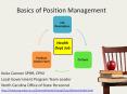 Basics of Position Management PowerPoint PPT Presentation