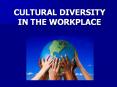 CULTURAL DIVERSITY IN THE WORKPLACE PowerPoint PPT Presentation