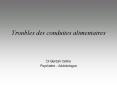 Troubles des conduites alimentaires PowerPoint PPT Presentation