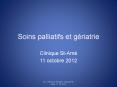 Soins palliatifs et g PowerPoint PPT Presentation