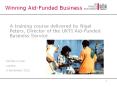 Winning Aid-Funded Business PowerPoint PPT Presentation