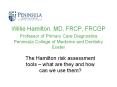 Willie Hamilton, MD, FRCP, FRCGP Professor of Primary Care Diagnostics, Peninsula College of Medicine and Dentistry Exeter PowerPoint PPT Presentation