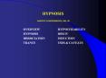 HYPNOSIS PowerPoint PPT Presentation