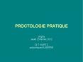 PROCTOLOGIE PRATIQUE PowerPoint PPT Presentation