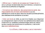 - Affirmer que 