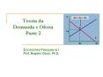 Teoria da Demanda e Oferta Parte 2 PowerPoint PPT Presentation