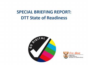 SPECIAL BRIEFING REPORT: