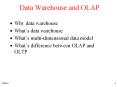 Data Warehouse and OLAP PowerPoint PPT Presentation