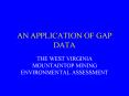 AN APPLICATION OF GAP DATA PowerPoint PPT Presentation