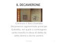 IL DECAMERONE PowerPoint PPT Presentation