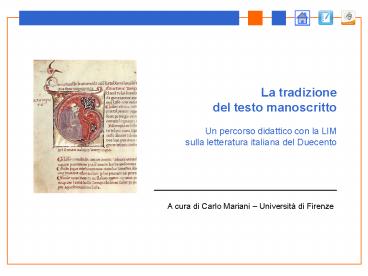 A cura di Carlo Mariani 