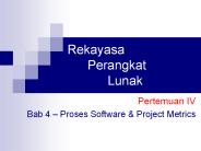 Rekayasa Perangkat Lunak PowerPoint PPT Presentation