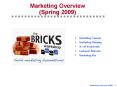 Marketing Overview (Spring 2009) PowerPoint PPT Presentation