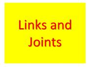 Links and Joints