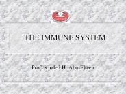 THE IMMUNE SYSTEM