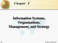 Information Systems, Organizations, Management, and Strategy PowerPoint PPT Presentation