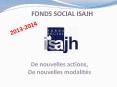 FONDS SOCIAL ISAJH PowerPoint PPT Presentation