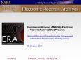 Overview and Update of NARA's Electronic Records Archive (ERA) Program. PowerPoint PPT Presentation