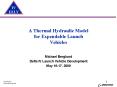 A Thermal Hydraulic Model for Expendable Launch Vehicles PowerPoint PPT Presentation