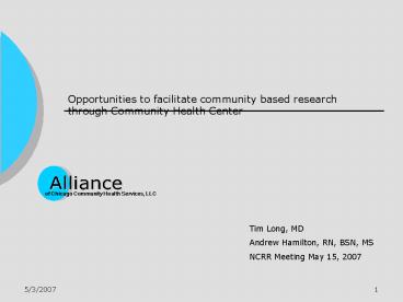 Erie  Family Health Center All Staff Meeting July 5, 2000