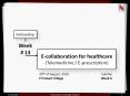 E-collaboration for healthcare (Telemedicine / E-prescription) PowerPoint PPT Presentation