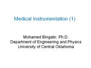 Medical Instrumentation (1)
