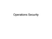 Operations Security