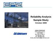 Reliability Analysis