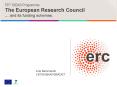 European Research Council PowerPoint PPT Presentation