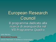 European Research Council PowerPoint PPT Presentation