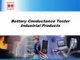Battery Conductance Tester Industrial Products PowerPoint PPT Presentation