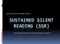 Sustained silent reading (SSR) PowerPoint PPT Presentation