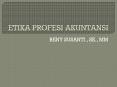 ETIKA PROFESI AKUNTANSI PowerPoint PPT Presentation