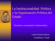 La Institucionalidad Pol