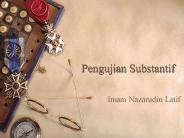 Pengujian Substantif