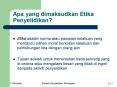 Apa yang dimaksudkan Etika Penyelidikan? PowerPoint PPT Presentation