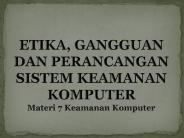 SISTEM KEAMANAN KOMPUTER KELOMPOK 1