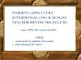 PEMIMPIN EMPATI, ETIKA PowerPoint PPT Presentation