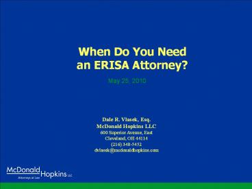 When Do You Need an ERISA Attorney?