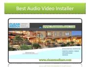 audio video installation