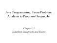 Java Programming: From Problem Analysis to Program Design, 4e PowerPoint PPT Presentation