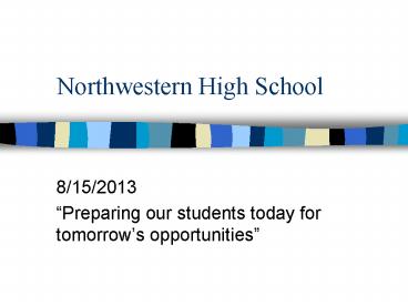 Northwestern High School