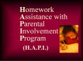 Homework Assistance with Parental Involvement Program PowerPoint PPT Presentation