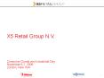 X5 Retail Group N.V. PowerPoint PPT Presentation