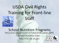 USDA Civil Rights Training for Front-line Staff School Nutrition Programs PowerPoint PPT Presentation